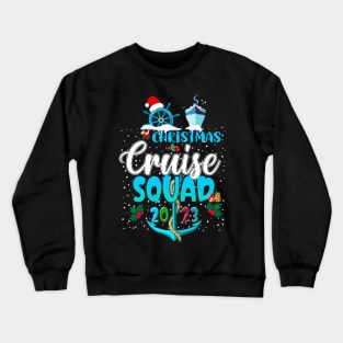 Christmas Cruise Squad 2023 Xmas New Year 2023 Boy Kid Girl Crewneck Sweatshirt